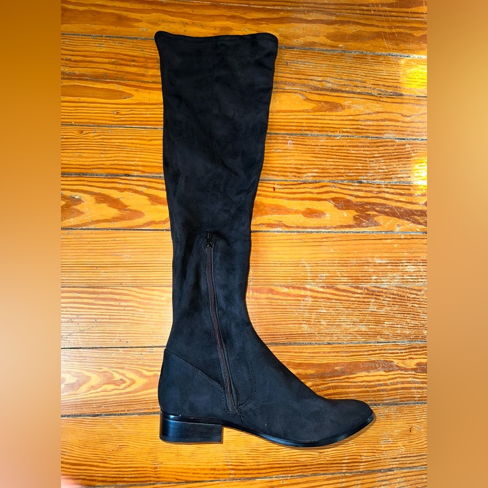 ALDO New In Box Never Worn Faux Suede Over the Knee Boots Black